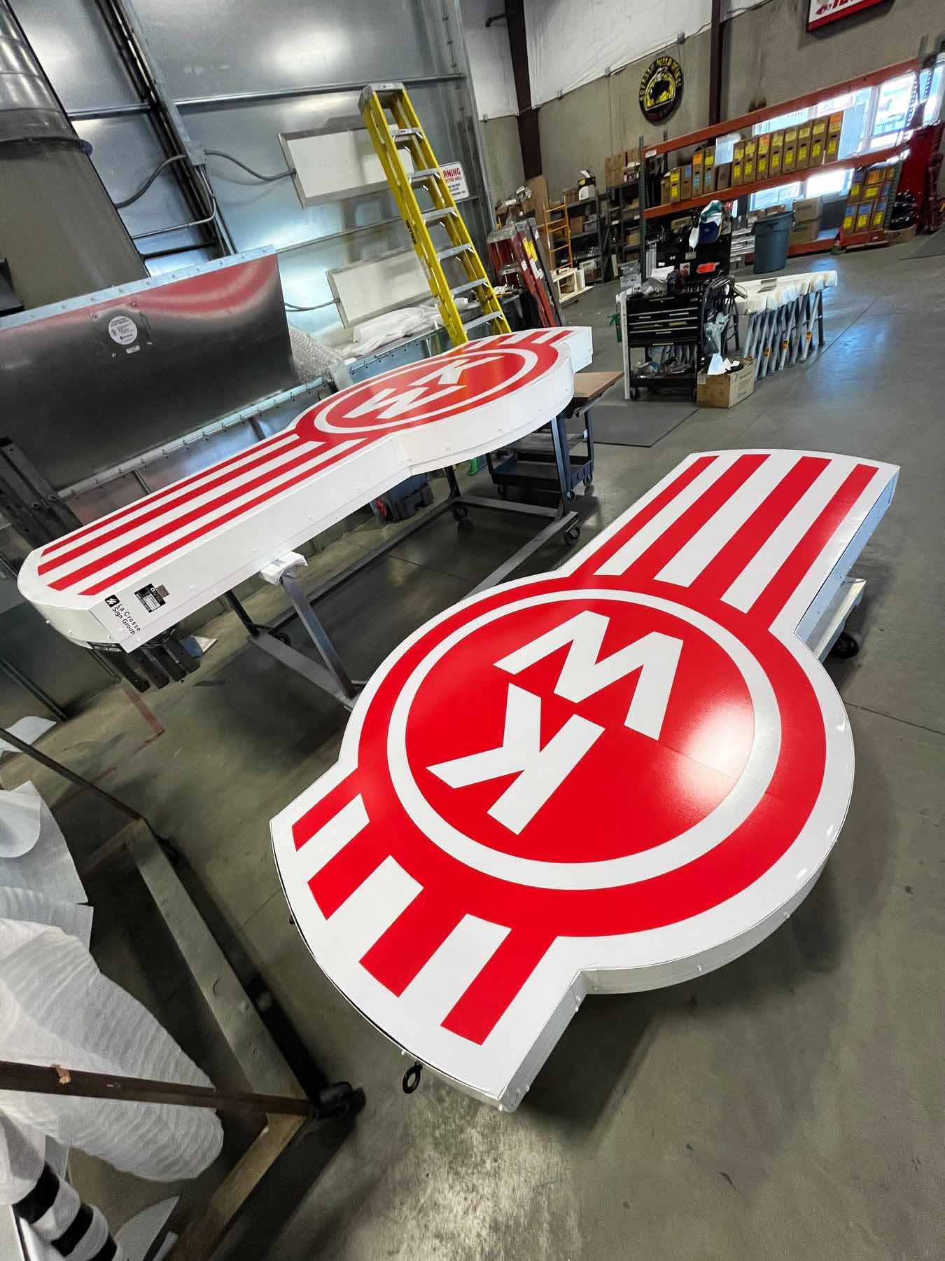 Wisconsin Kenworth Sign Project La Crosse Sign Group